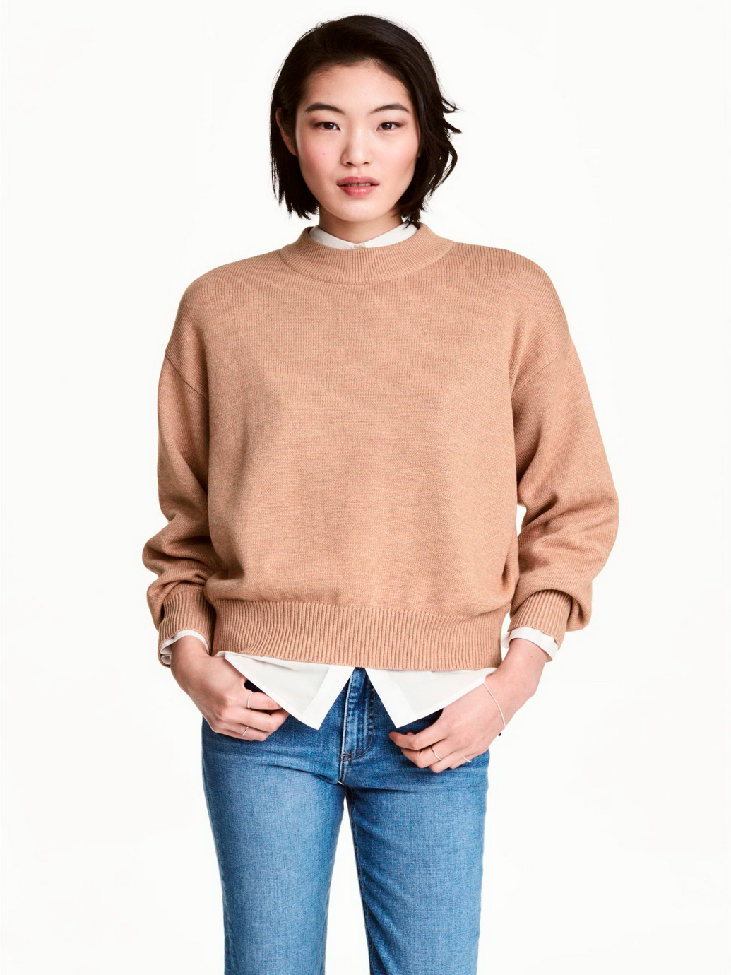 

Джемпер H&M 0447112-5 XL Бежевый