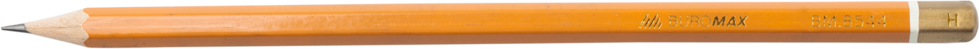 

Набор карандашей графитовых Buromax Professional Н без ластика Желтый 144 шт (BM.8544)