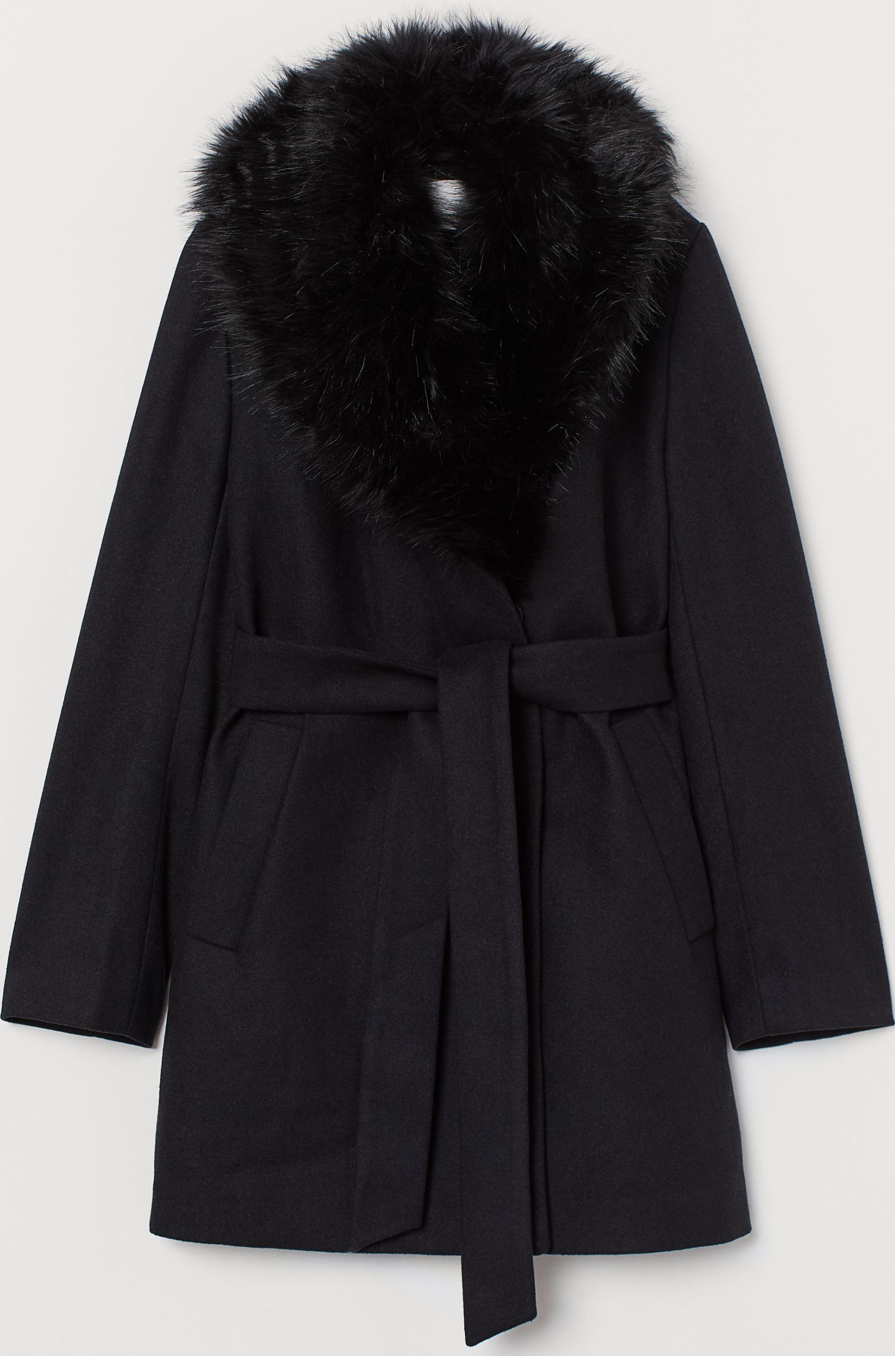 

Пальто H&M 7870950wt  Черное, Пальто H&M 7870950wt 38 Черное