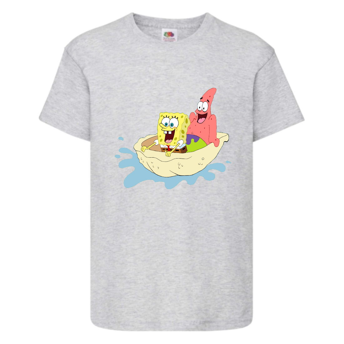 

Футболка детская Спанч Боб 9 (Sponge Bob) серая 140 см