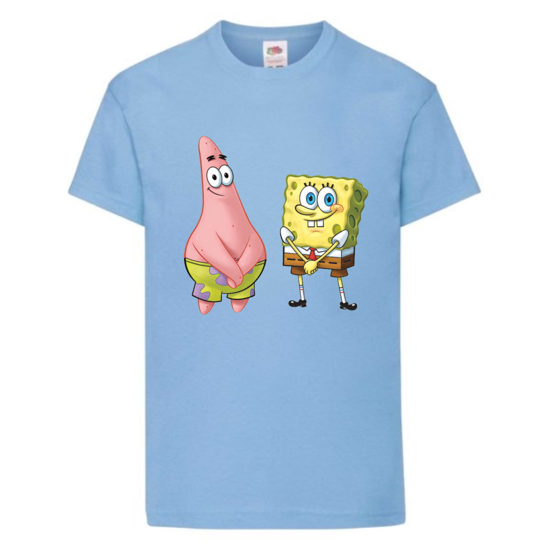 

Футболка детская Спанч Боб 7 (Sponge Bob) светло-голубая 116 см