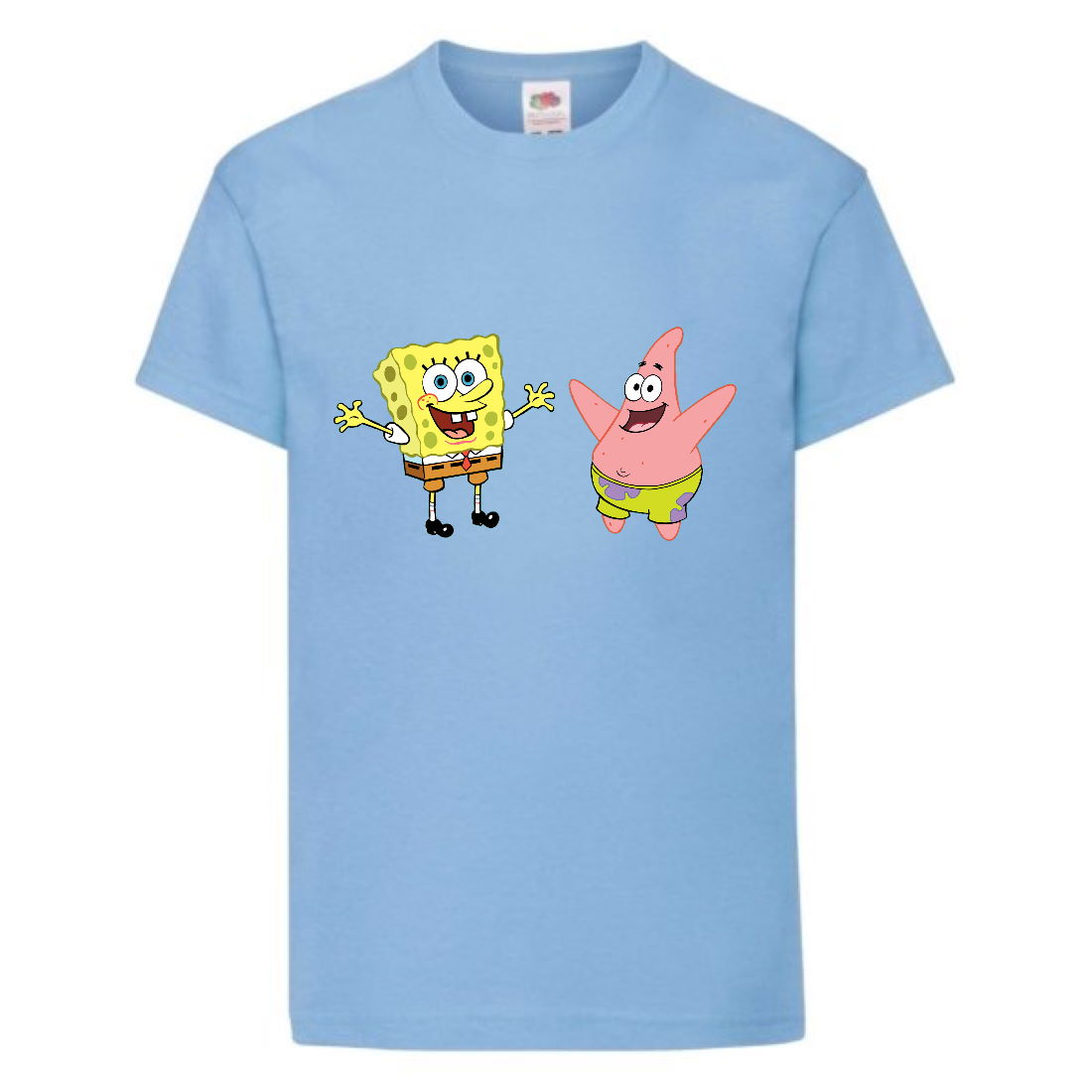 

Футболка детская Спанч Боб 8 (Sponge Bob) светло-голубая 140 см