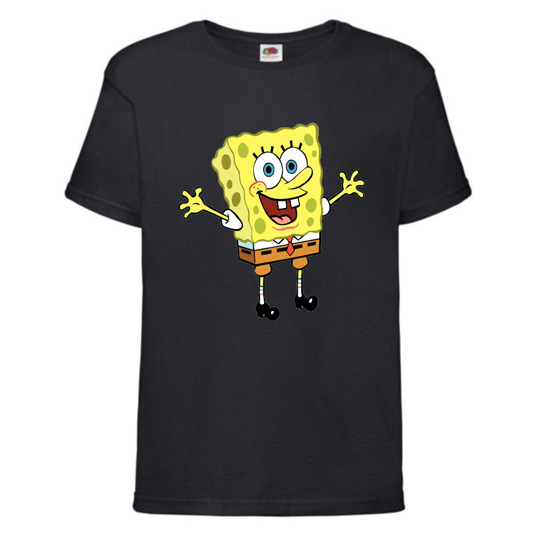 

Футболка детская Спанч Боб 4 (Sponge Bob) черная 152 см