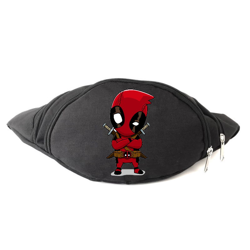 

Сумка Бананка на пояс Дедпул Марвел Deadpool (Marvel-D-02) Cappuccino Toys черная