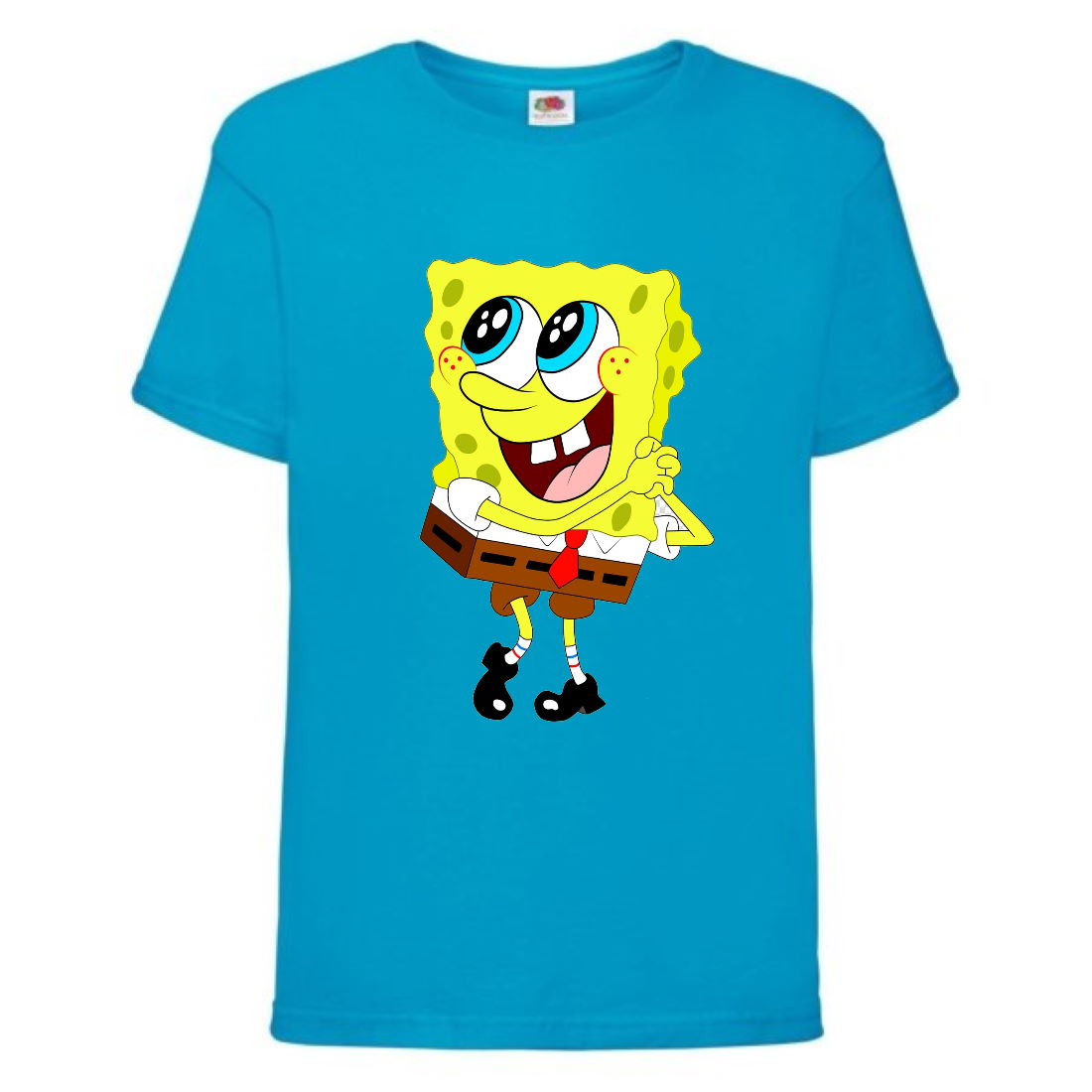 

Футболка детская Спанч Боб 24 (Sponge Bob) голубая 116 см