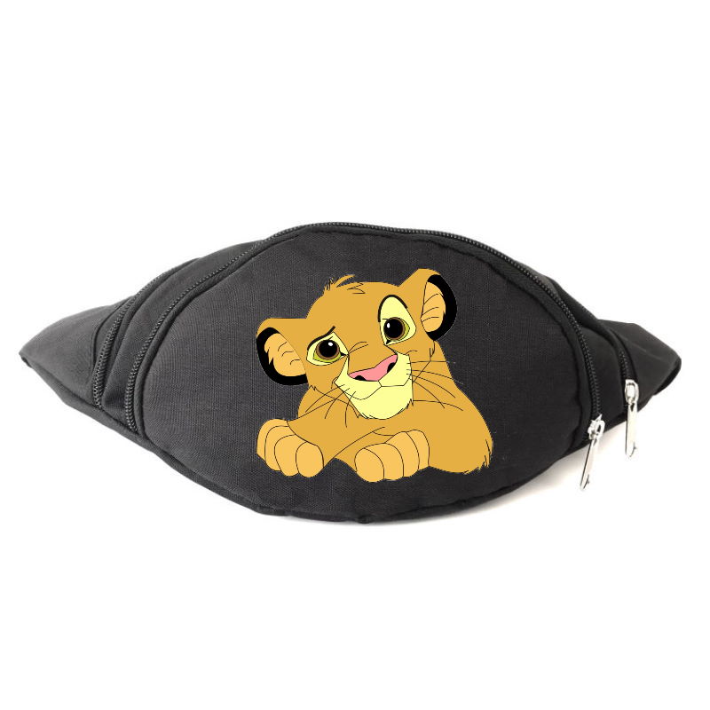 

Сумка Бананка на пояс Король Лев Симба Lion King (OB-LK-01) Cappuccino Toys черная