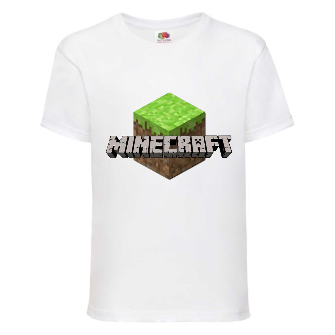 

Футболка детская Майнкрафт (Minecraft-05) белая 116 см