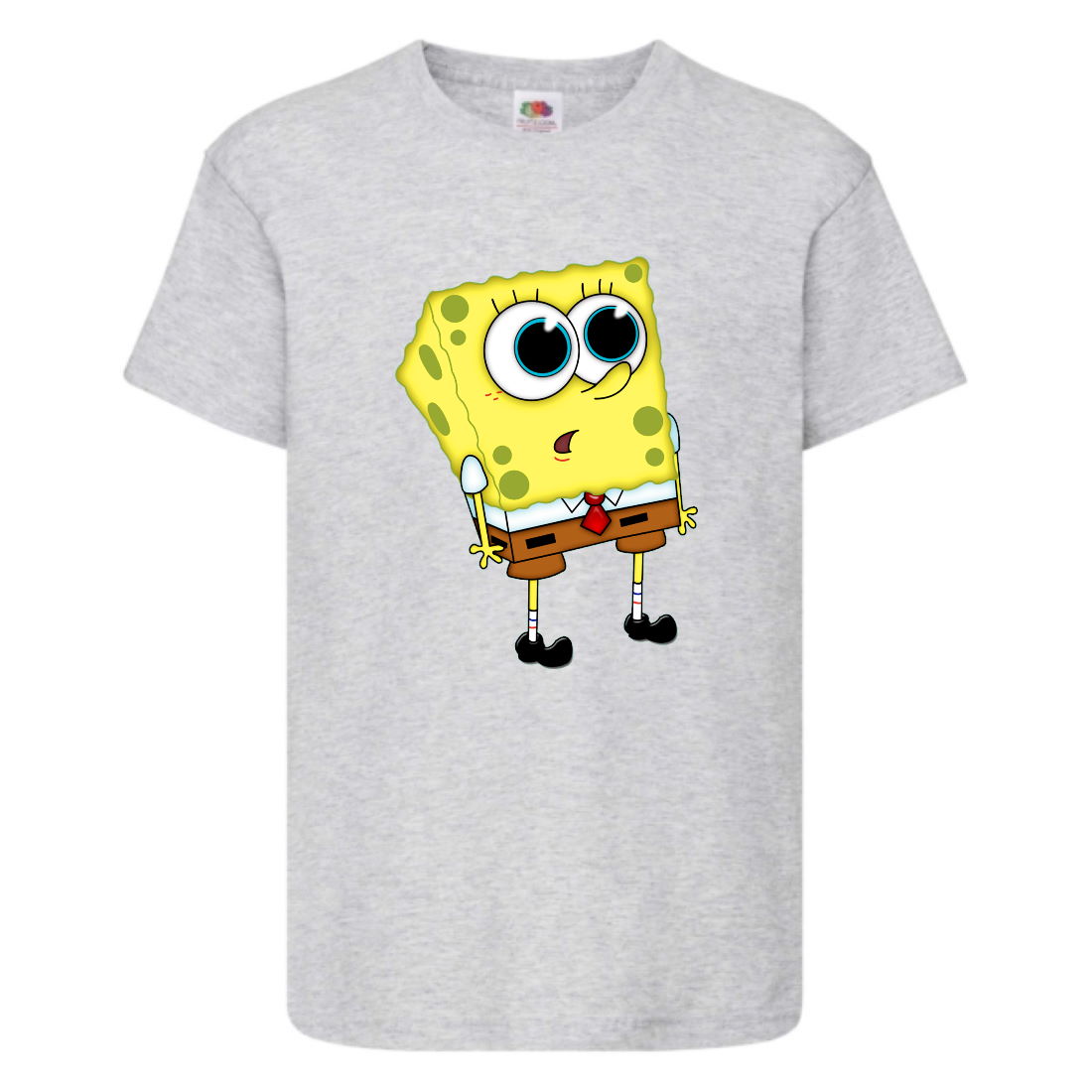 

Футболка детская Спанч Боб 25 (Sponge Bob) серая 164 см
