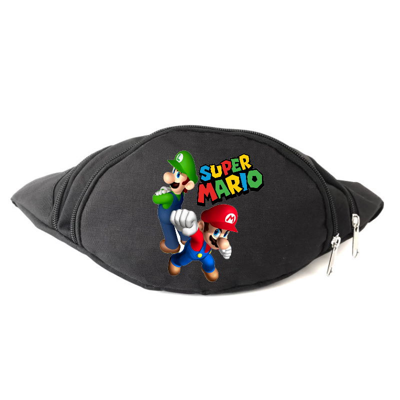 

Сумка Бананка на пояс Супер братья Марио Mario (OB-SM-03) Cappuccino Toys черная