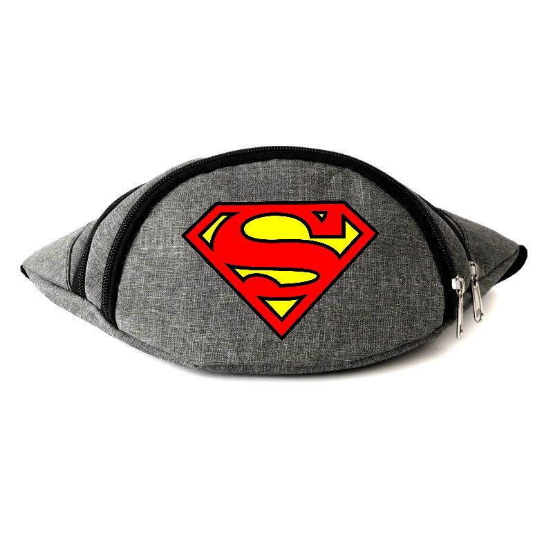 

Сумка Бананка на пояс Супермен Марвел Superman (Marvel-SM) Cappuccino Toys серая