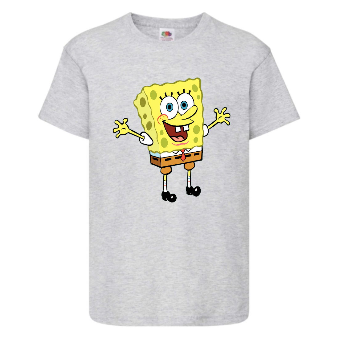 

Футболка детская Спанч Боб 4 (Sponge Bob) серая 164 см