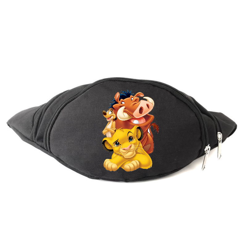 

Сумка Бананка на пояс Король Лев Lion King (OB-LK-03) Cappuccino Toys черная