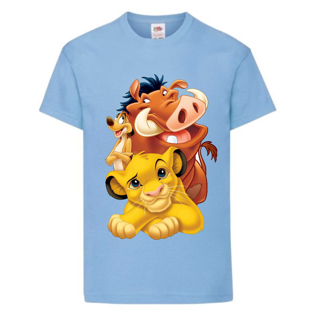 

Футболка детская Король Лев (Lion King) светло-голубая (LK-friends-2-blue) 140 см