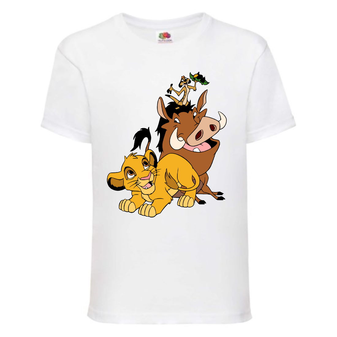 

Футболка детская Король Лев (Lion King) белая (LK-friends-white) 152 см