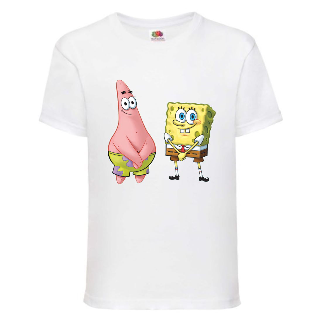 

Футболка детская Спанч Боб 7 (Sponge Bob) белая 104 см