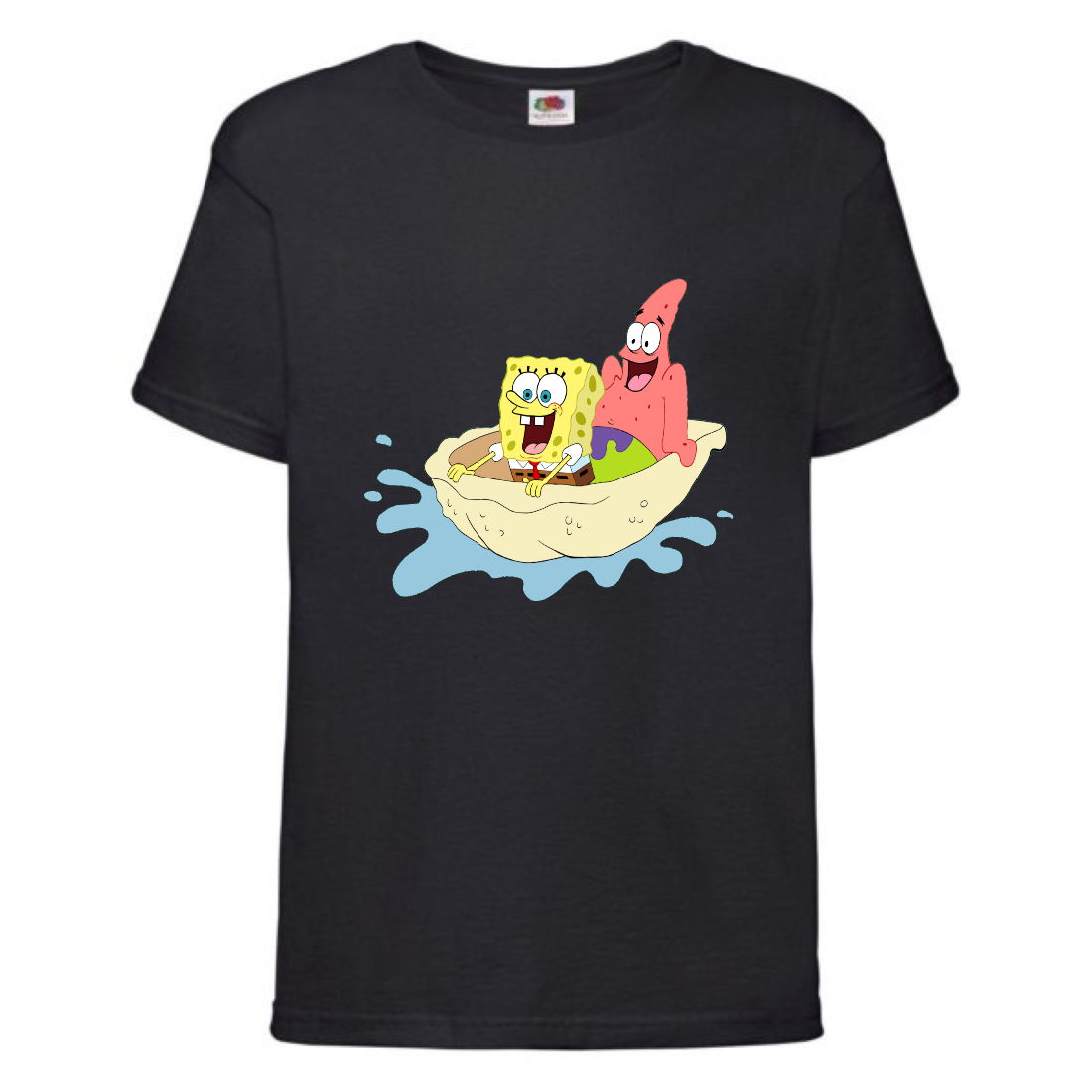 

Футболка детская Спанч Боб 9 (Sponge Bob) черная 164 см