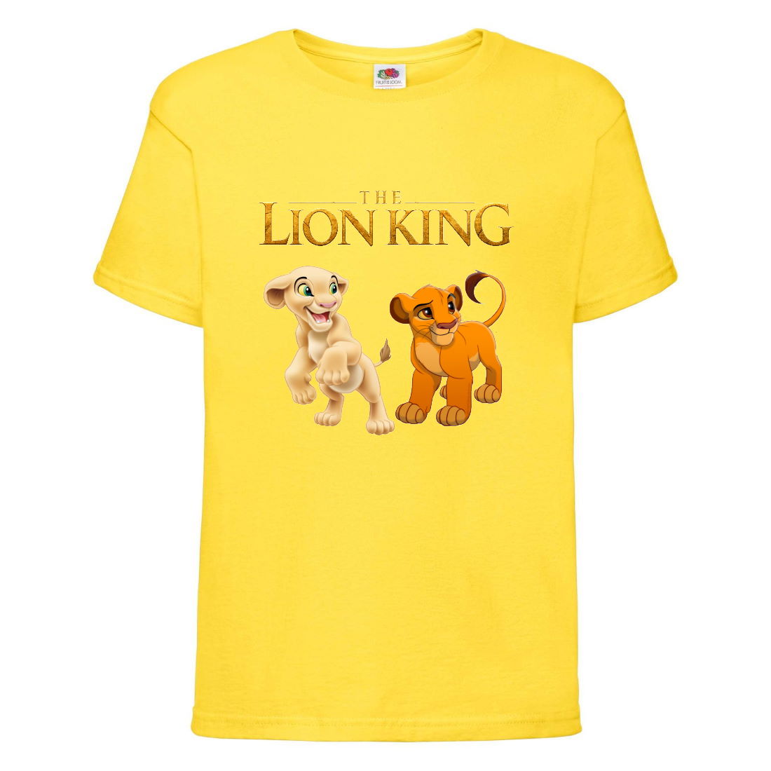 

Футболка детская Король Лев (Lion King) желтая (LK-simba&nala-yellow) 140 см