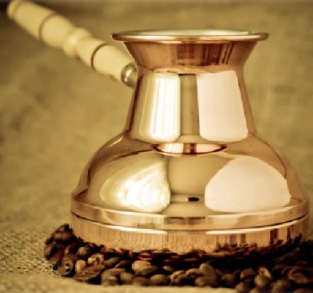 

Турка медная S&T Copper Style 550 мл цельнокатаная со съемной ручкой золотистая (ST-50087)