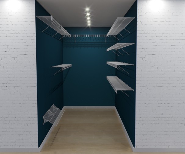 

Гардеробная система Smart Shelf 1.8*3.6 м Белая