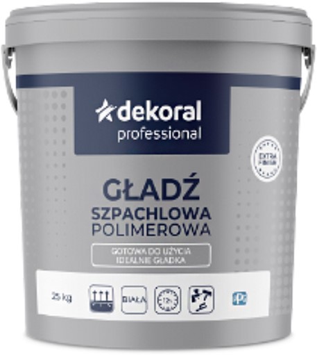 

Шпаклевка Dekoral Professional Gotowa Gładź Szpachlowa 25 кг (DP-315245)