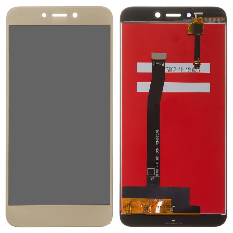 

Дисплей для Xiaomi Redmi 4X с сенсором (тачскрином) золотой
