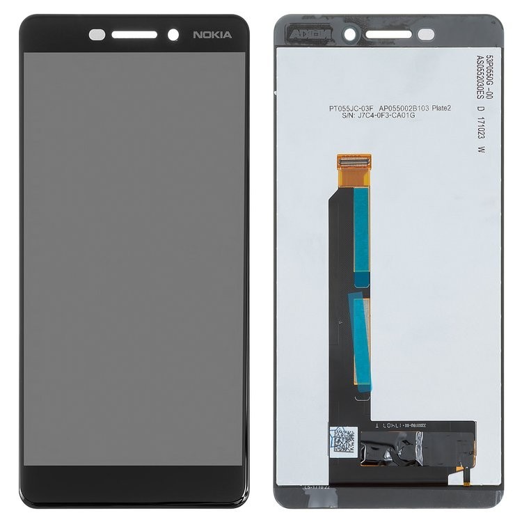 

Дисплей для Nokia 6.1 TA-1050 с сенсором (тачскрином) черный
