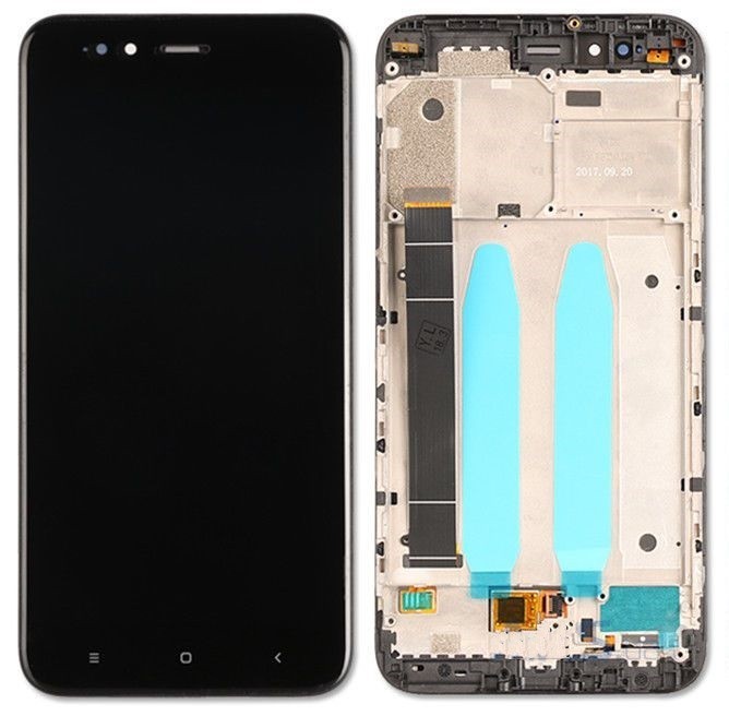 

Дисплей для Xiaomi Mi A1 с сенсором (тачскрином) и рамкой черный