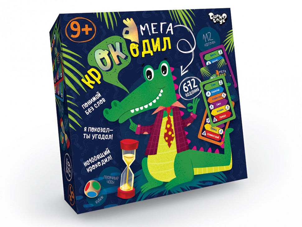 

Настольная игра викторина "Мега-крокодил" руc. CROC-03-01 Danko Toys