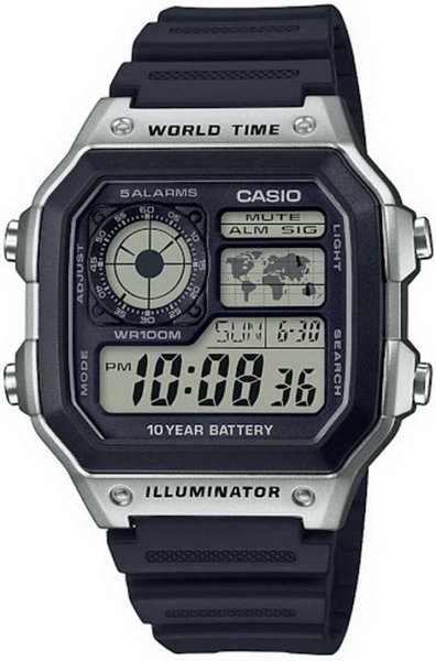 

Мужские наручные часы Casio AE-1200WH-1CVEF