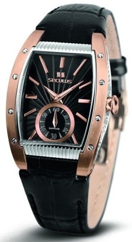 

Женские наручные часы Seculus 1667.2.1069 black, pvd-r, black leather