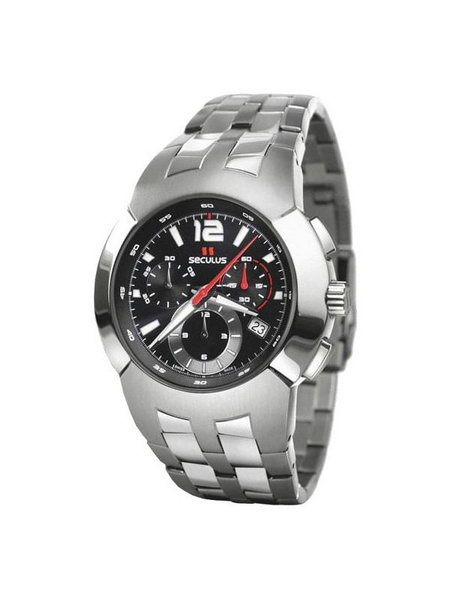 

Мужские наручные часы Seculus 4489.2.503 black, ss, ss