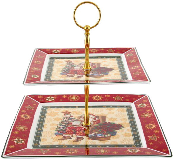 

Блюдо 2-х ярусное Lefard Christmas Collection 24 см (986-078)