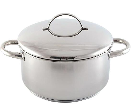 

Кастрюля Venera 5,4л индукционная со стальной крышкой Fissman 36619-BR-1883