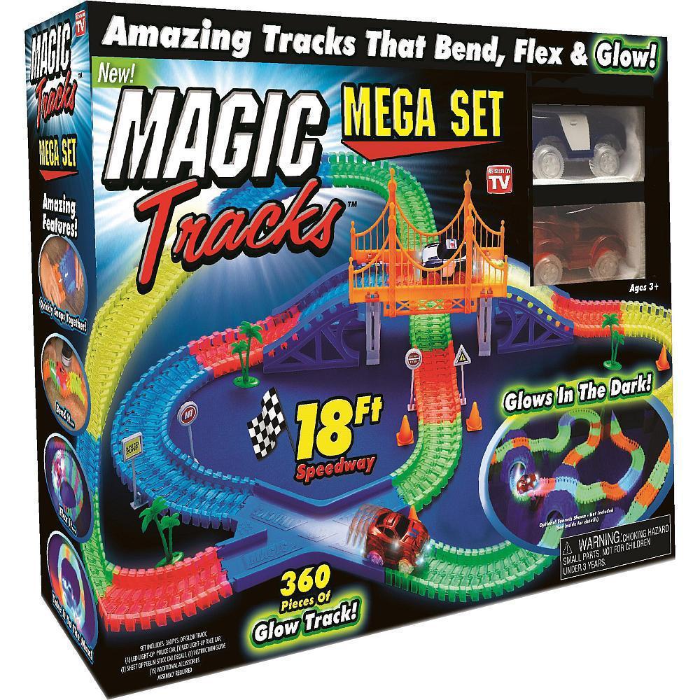 Автомобильный трек Magic Track Original - 360 деталей с мостом две ...