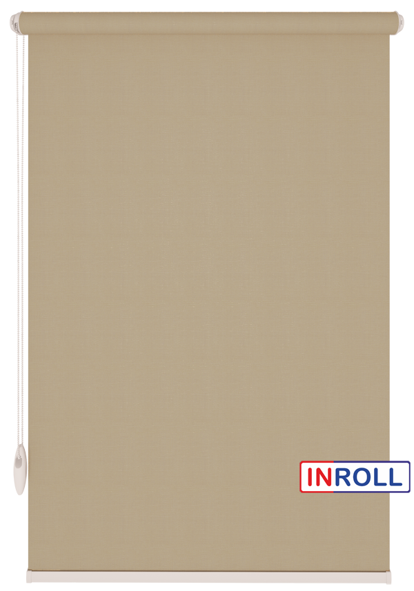 

Ролета тканевая INROLL Есо-Mini 105х185 см Camila Латте A650