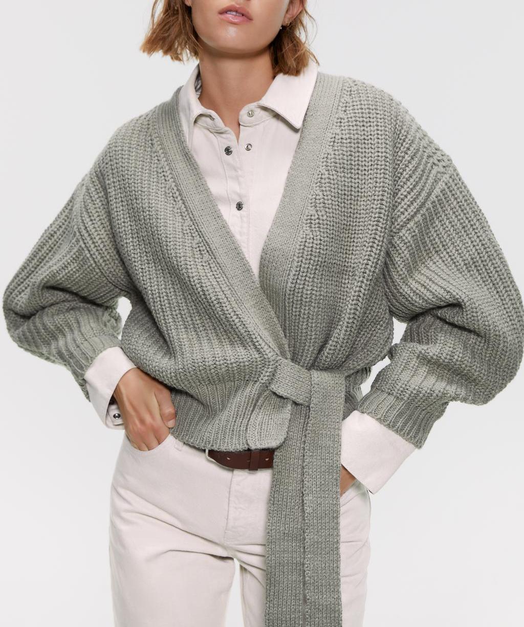 

Кардиган женский вязаный в стиле oversize Haze Berni Fashion (S) Серый