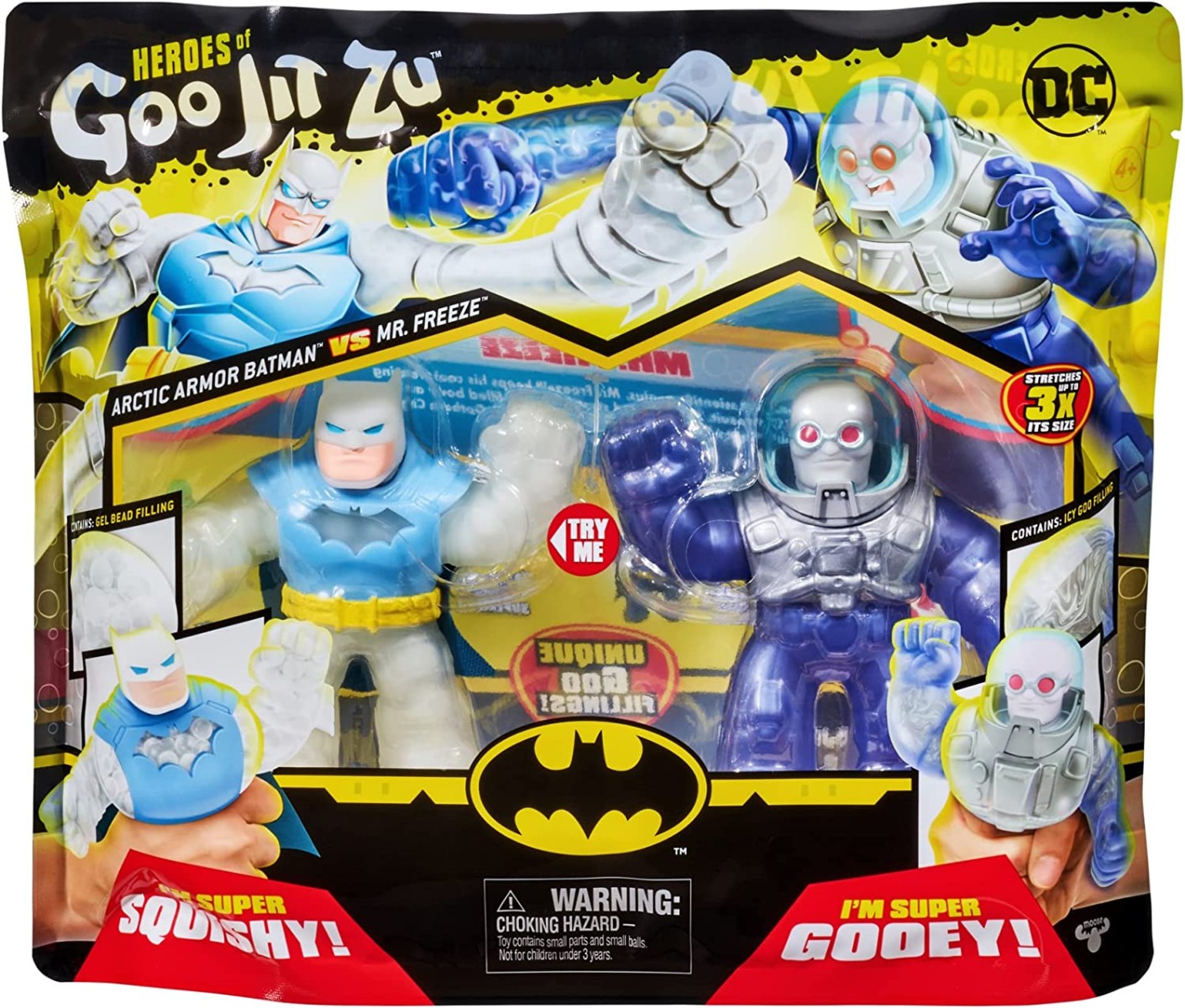 Goo Jit Zu DC Arctic Batman Vs Mr. Freeze - Арктический Бэтмен против Мр  Фриза 41393. Фриза – фото, отзывы, характеристики в интернет-магазине  ROZETKA от продавца: ILADA | Купить в Украине: Киеве,