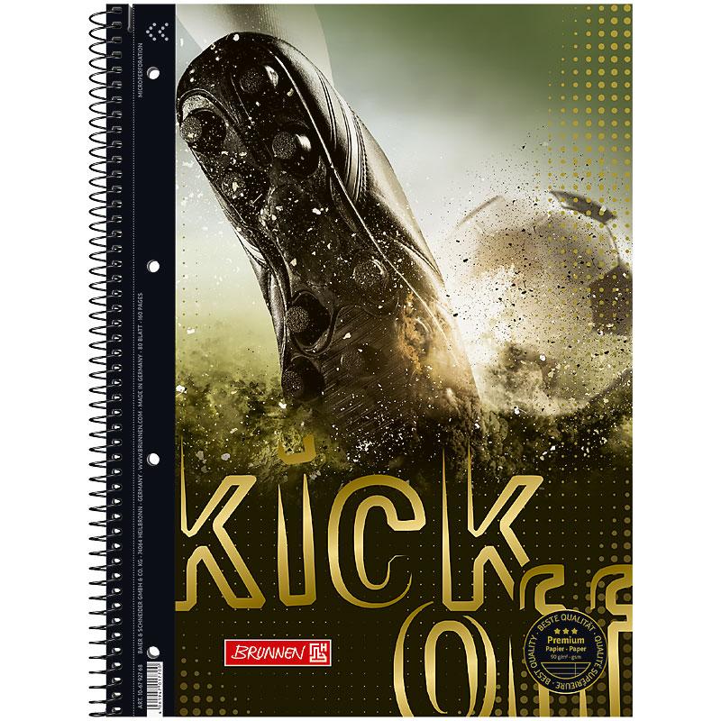 

Коледж-блок тетрадь Brunnen Premium Football А4 линия 80л (10 679 27 68)