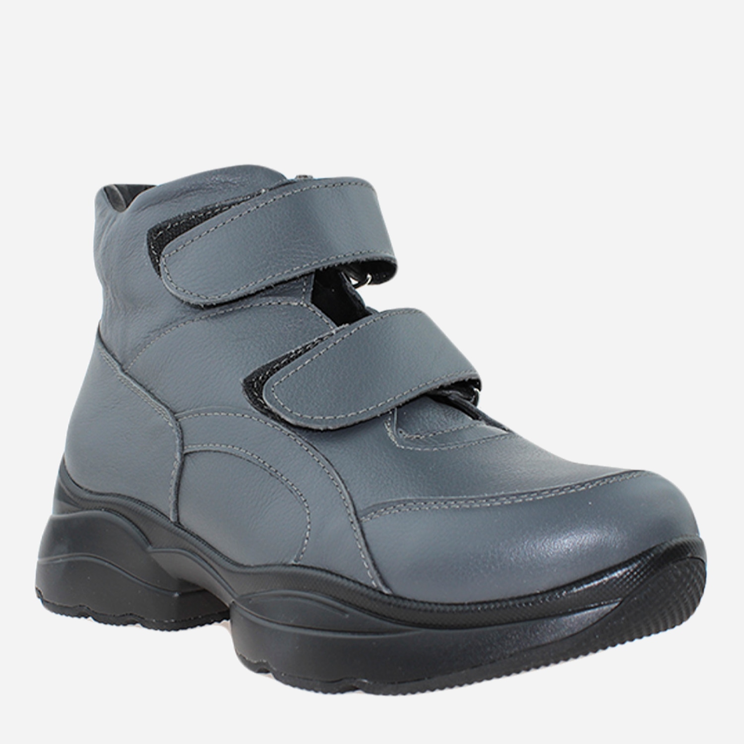 Акція на Жіночі зимові черевики високі Masis R2019-1 37 23.5 см Сірі від Rozetka