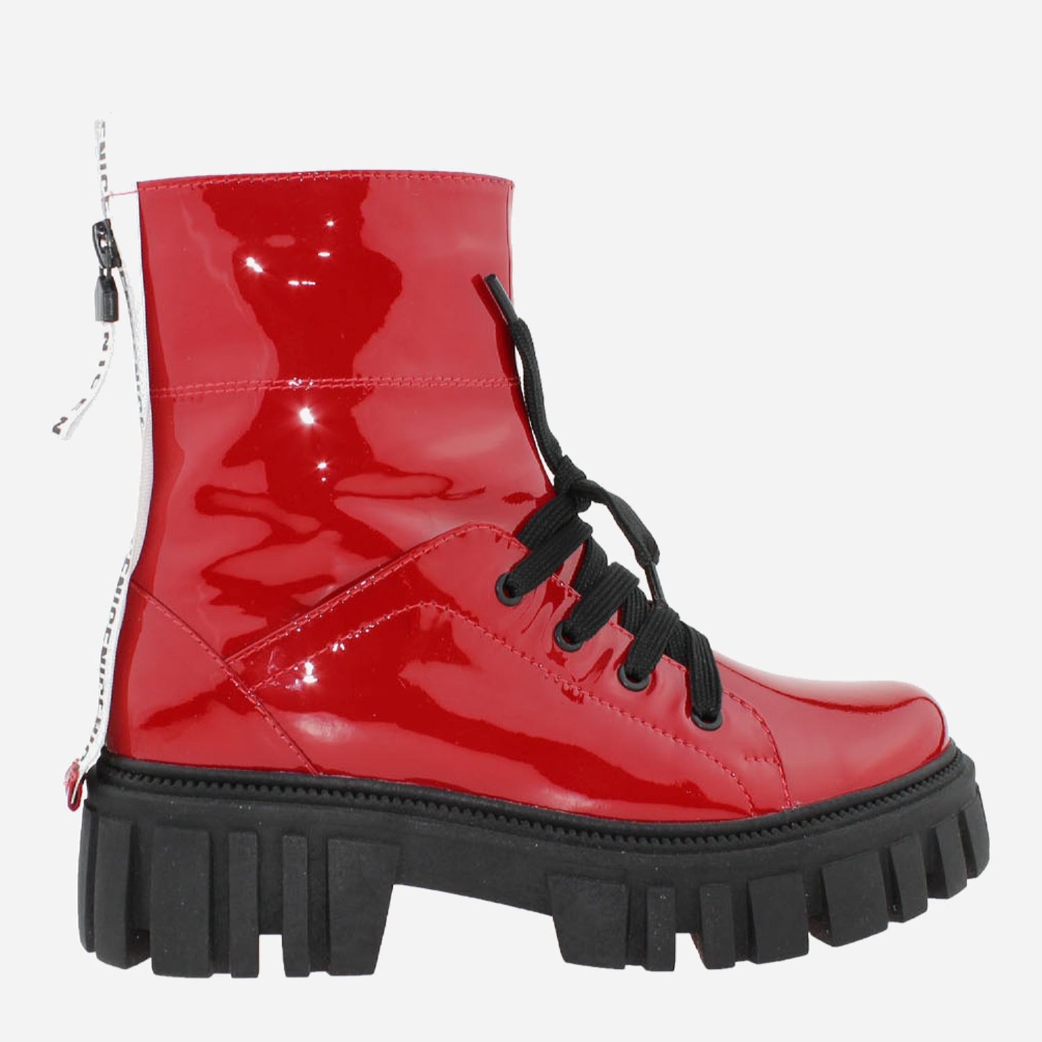 Акція на Жіночі зимові черевики високі Saurini RS01954 37 23.5 см Червоні від Rozetka