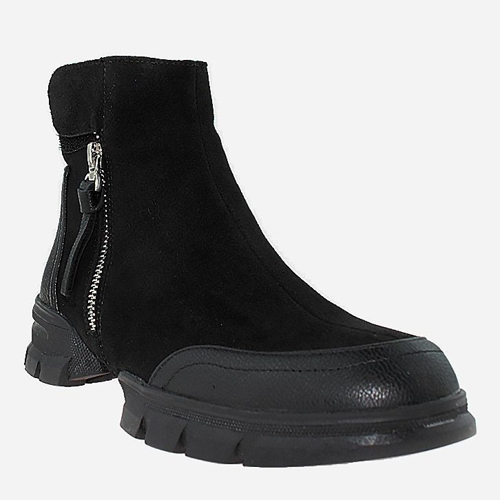 Акція на Жіночі зимові черевики низькі Dalis RD618 37 23.5 см Чорні від Rozetka