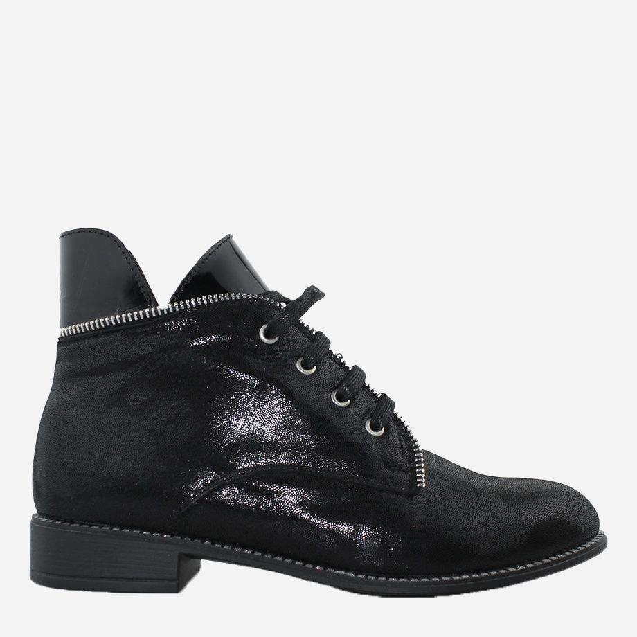 Акція на Жіночі зимові черевики низькі Digsi RD963 37 23.5 см Чорні від Rozetka