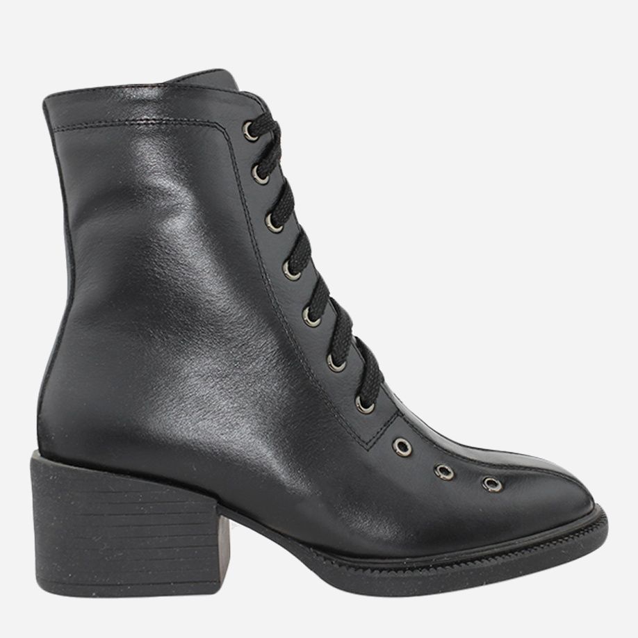 Акція на Жіночі зимові черевики високі Emilio RE0965 37 23.5 см Чорні від Rozetka