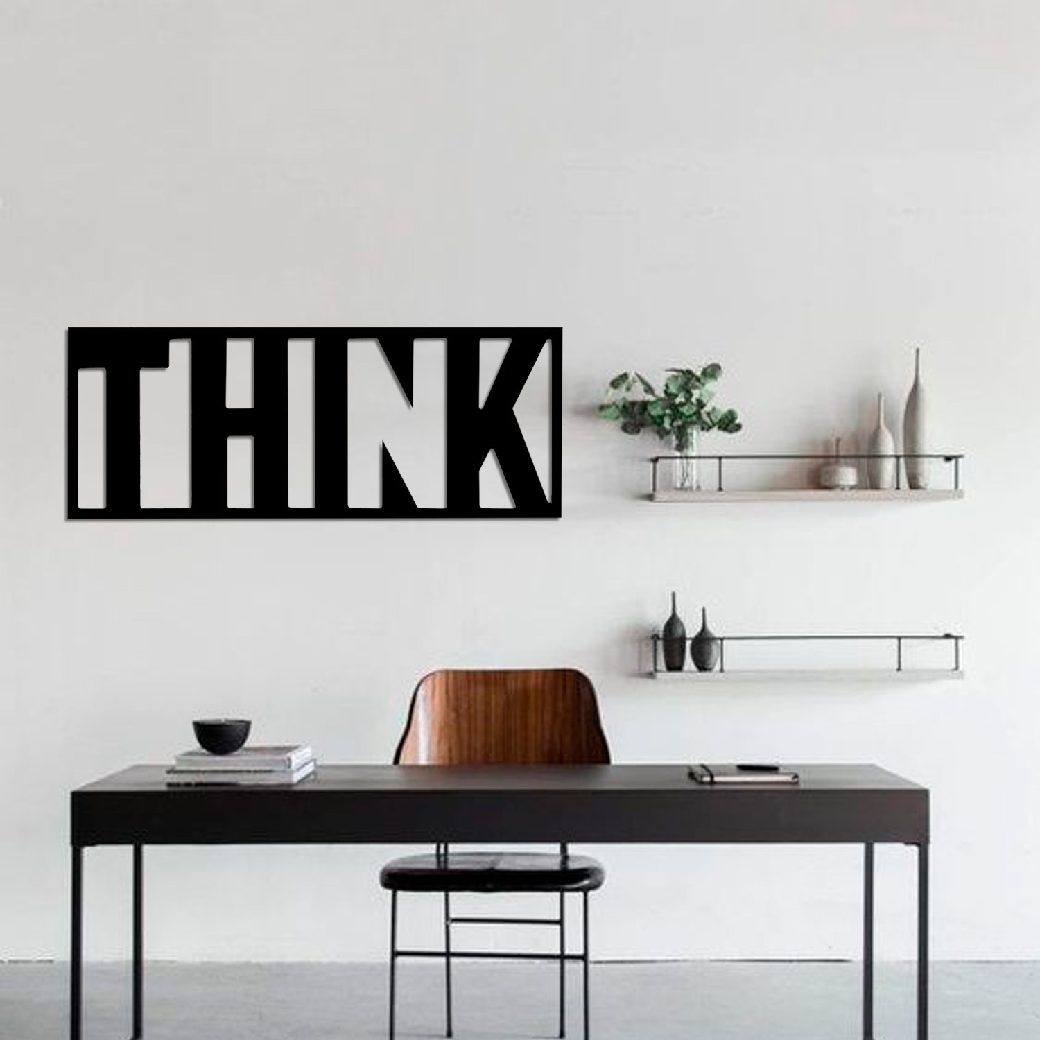 

Картина с дерева на стену Think 120 см 300090