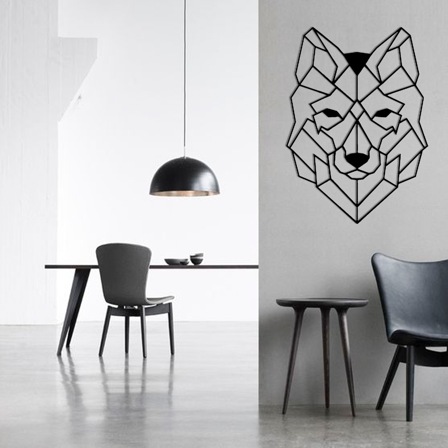 

Картина с дерева на стену Wolf 2 50 см 300103