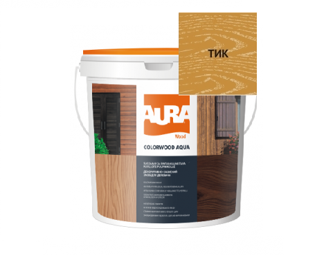 

Лазурь-лак алкидный AURA COLOR WOOD AQUA для древесины тик 0,75л