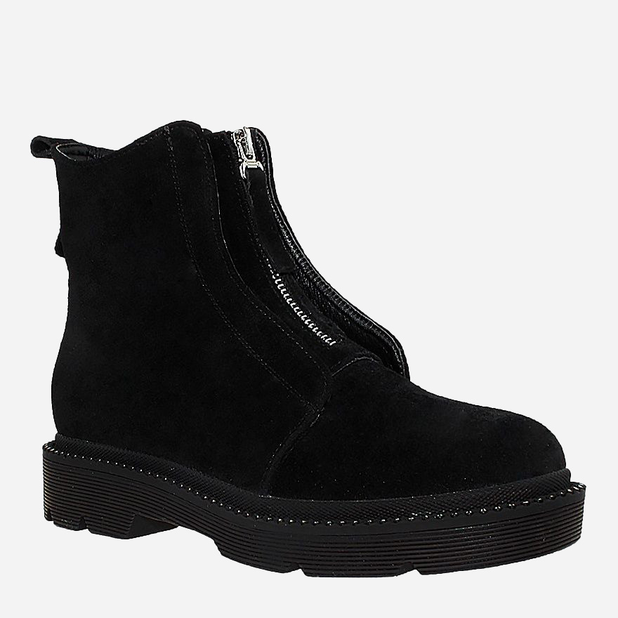 Акція на Жіночі зимові черевики високі Favi RF01155-11 37 23.5 см Чорні від Rozetka
