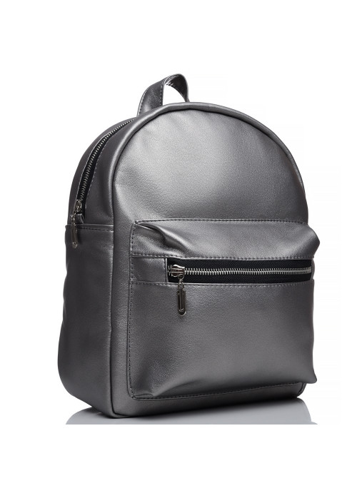 

Рюкзак женский с искусственной кожи Sambag Brix BSG Серебристый
