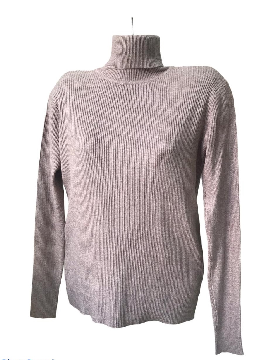 

Женский гольф Lady Look с отворотом лапша 1082 серый 50-56