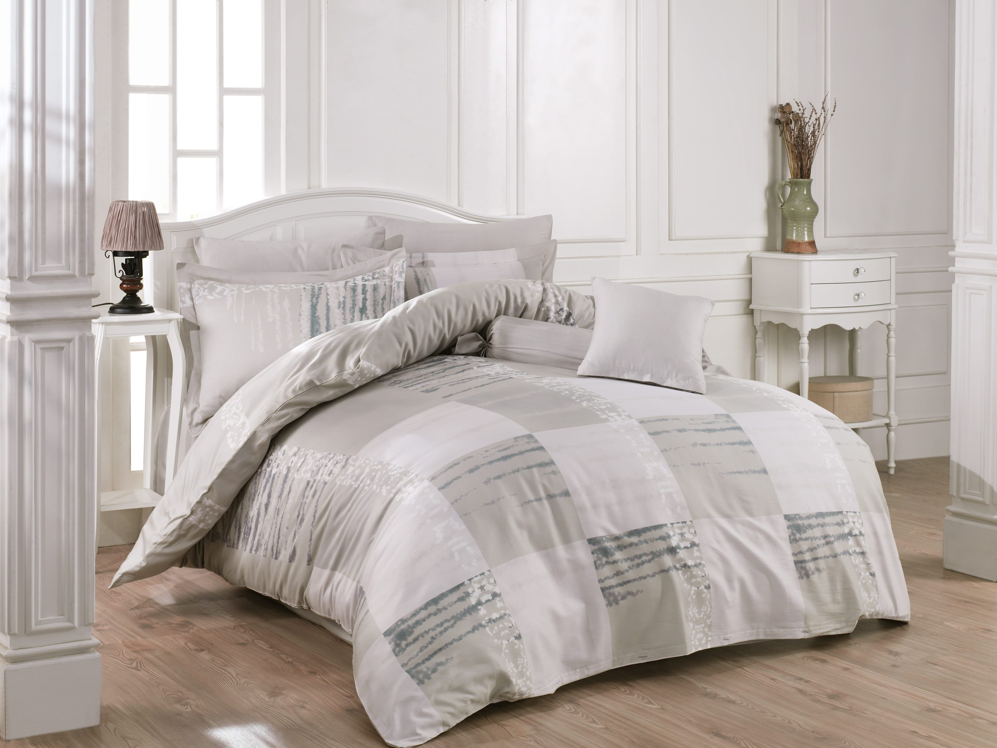 

Комплект постельного белья Zugo Home сатин Arcadia green евро (ts-01313)